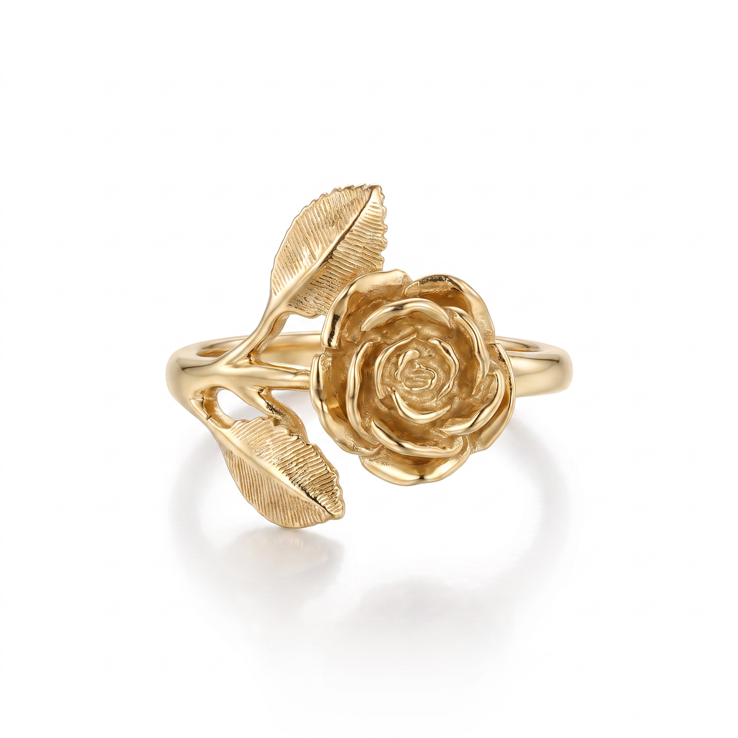 14kt Yellow Gold James Avery Rose Estate Ring Size 4.5