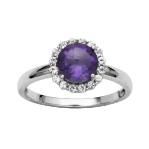 Silver Birthstone Ring image 1
