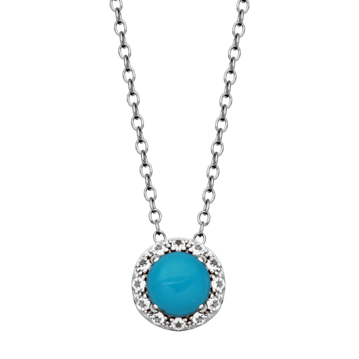 Silver Birthstone Necklace image 14