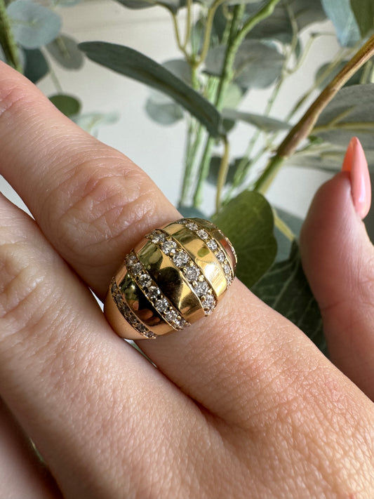 The Abby Dome Pave Ring image 1