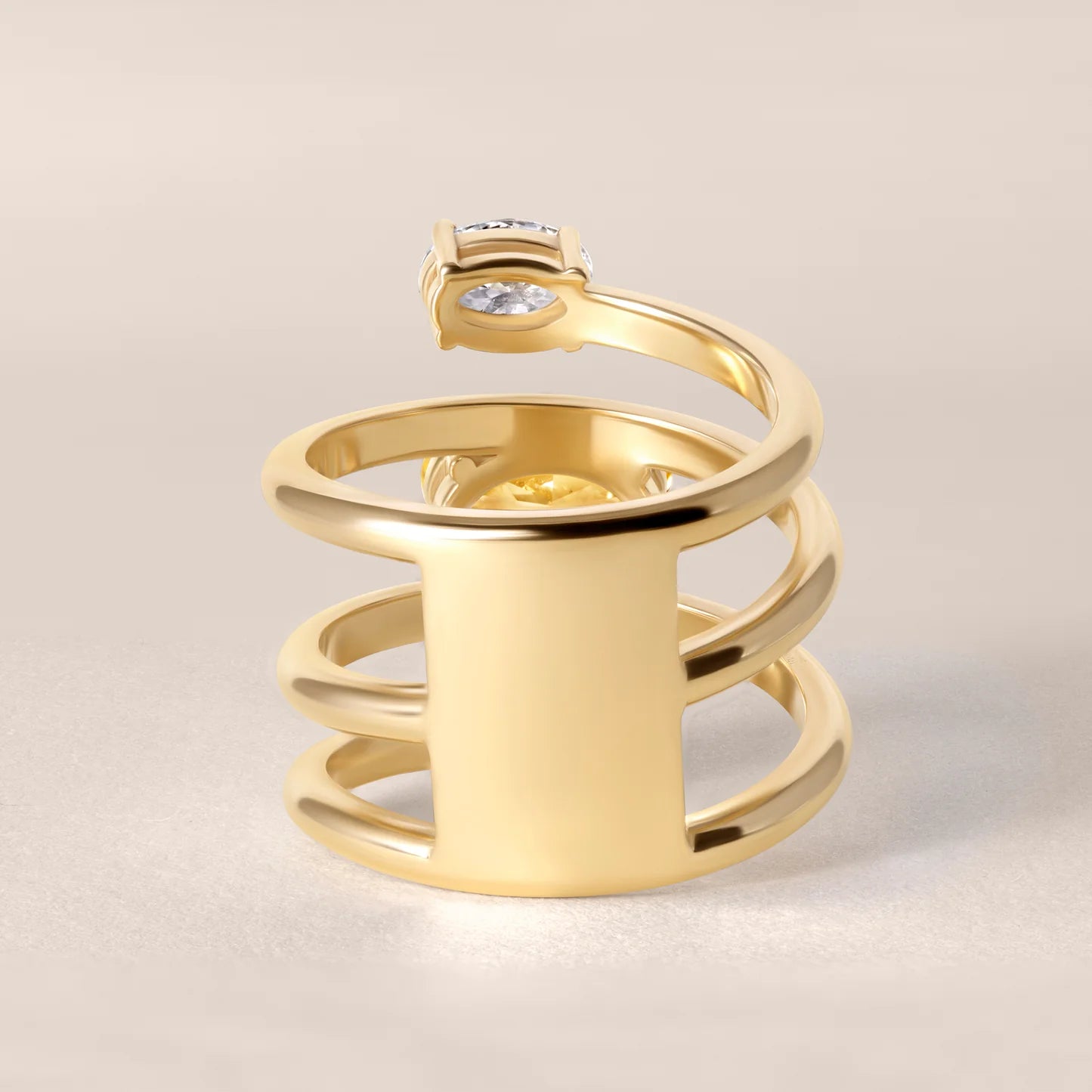14kt Yellow Gold "Lemon Twist" Ring