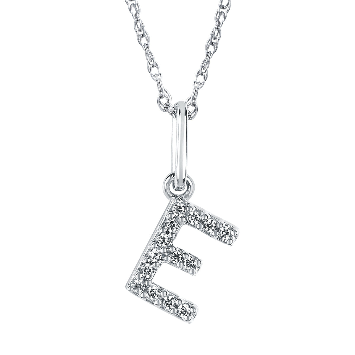 Dainty Diamond Initial