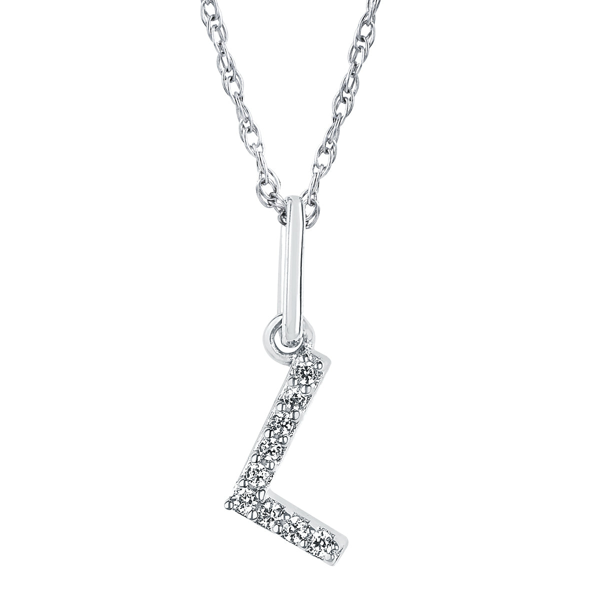 Dainty Diamond Initial
