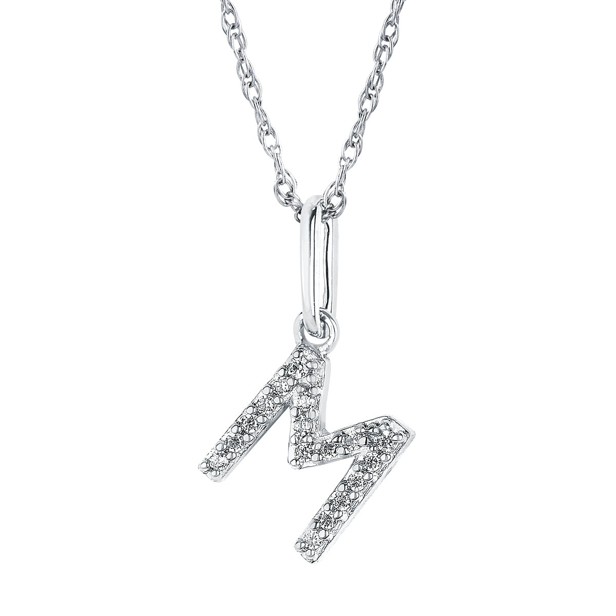 Dainty Diamond Initial