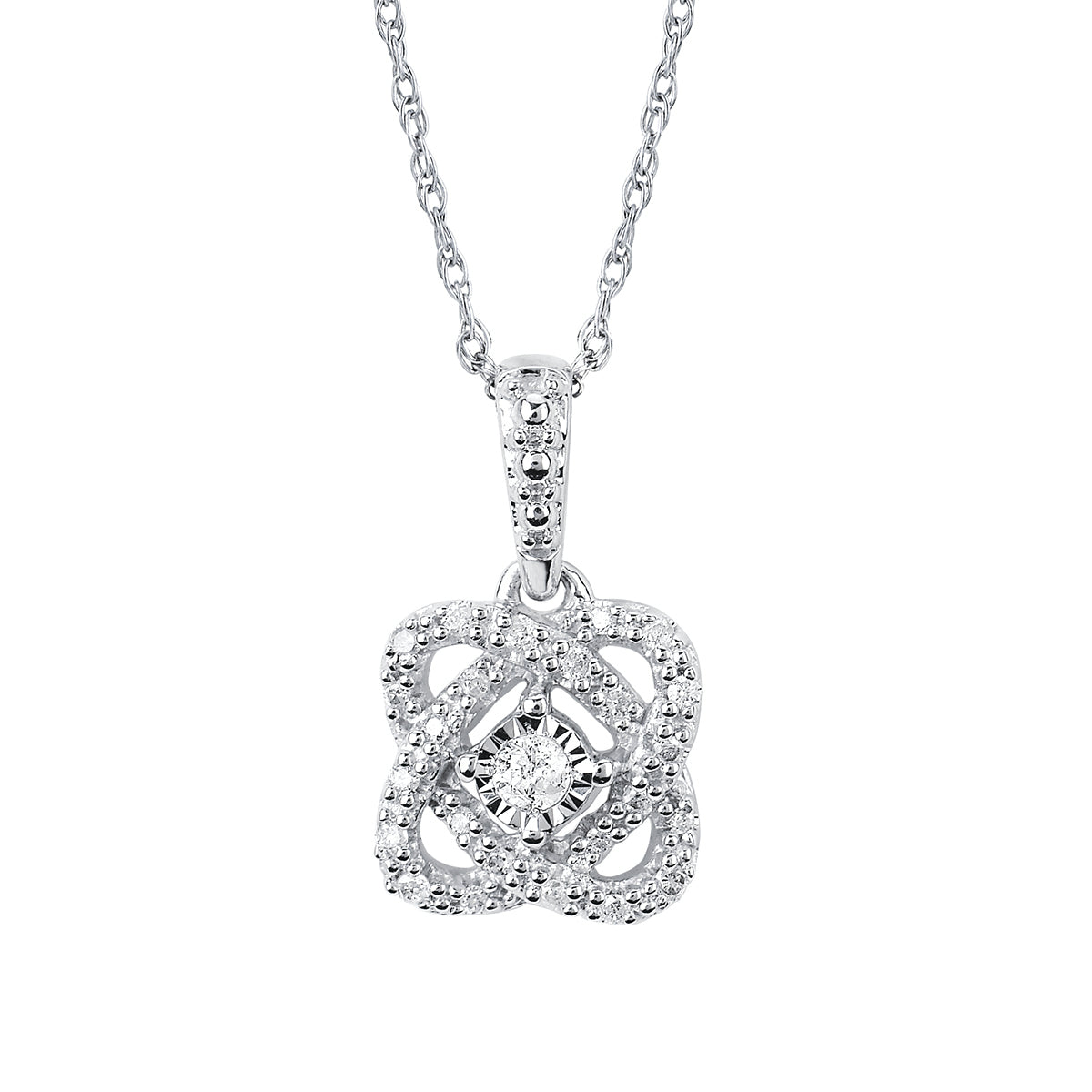 Silver Knot Pendant