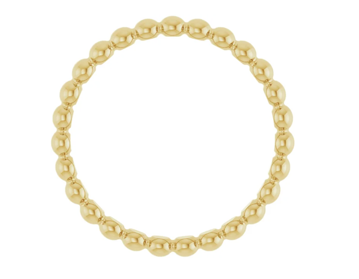 Beaded Eternity Band