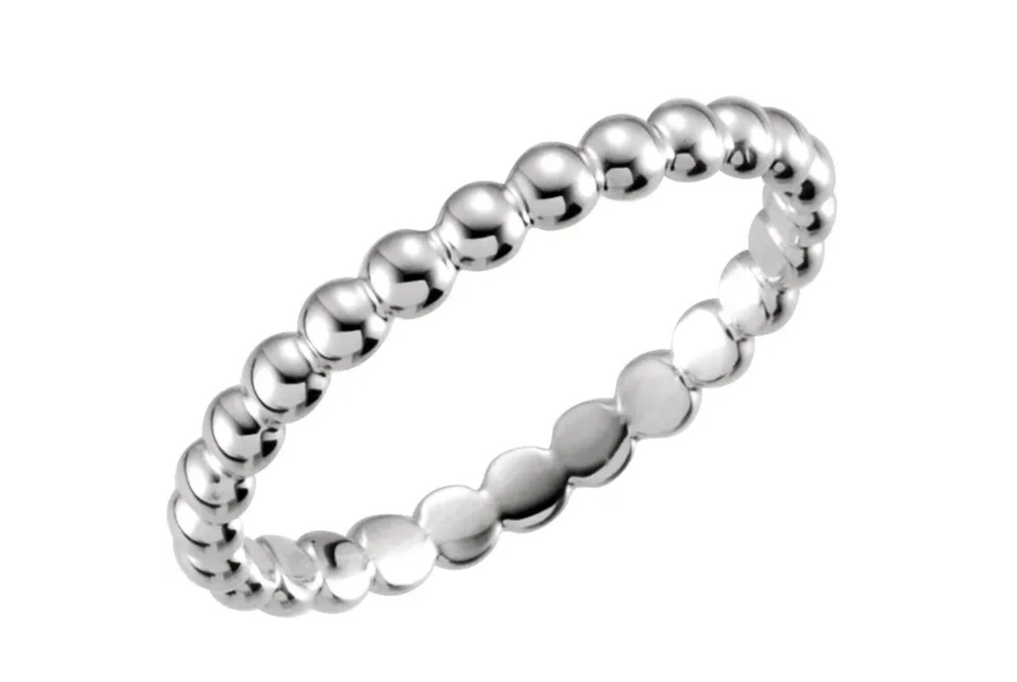 Beaded Eternity Band