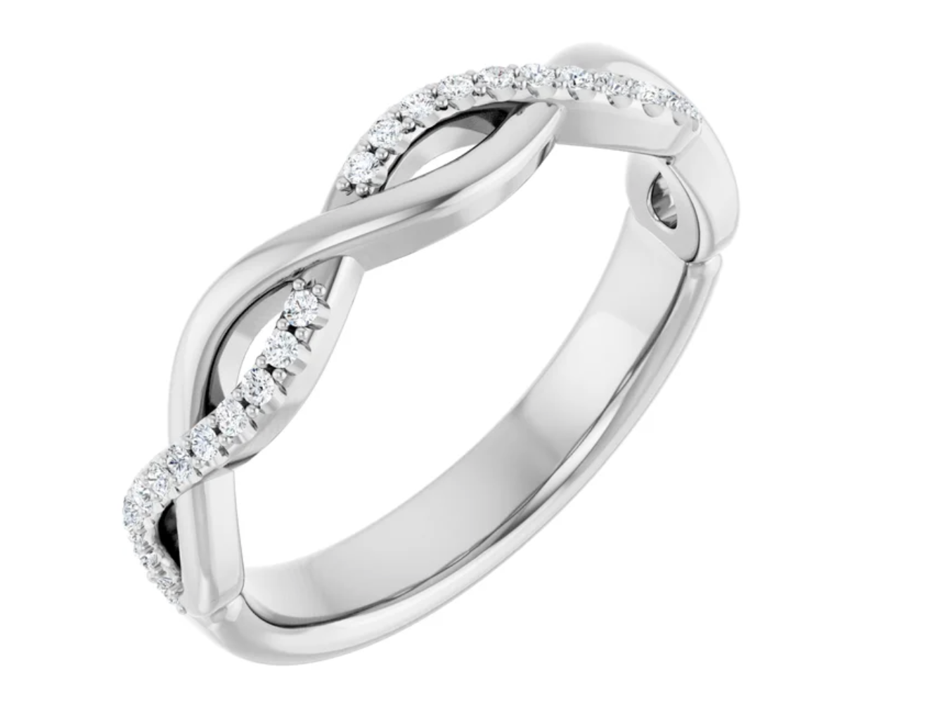 1/2 Diamond Twist Band