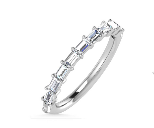 Baguette Cut Lab Grown Band