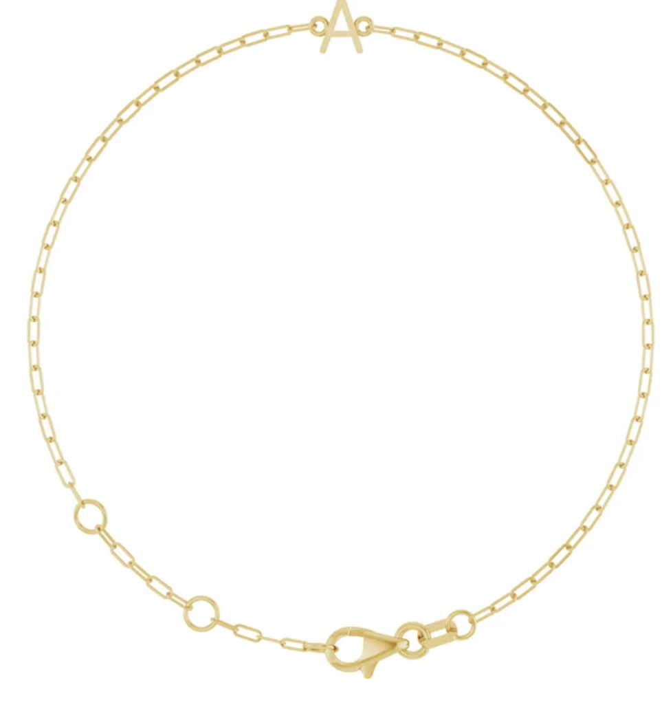 Initial Bracelet