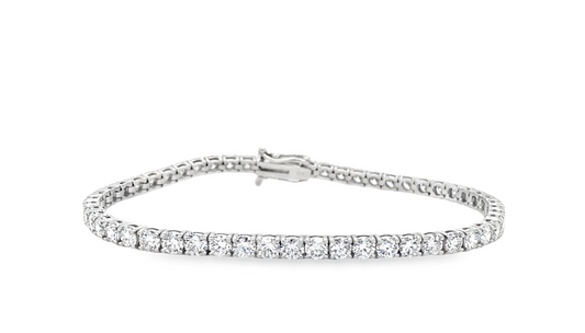 14kt Lab Grown Tennis Bracelet