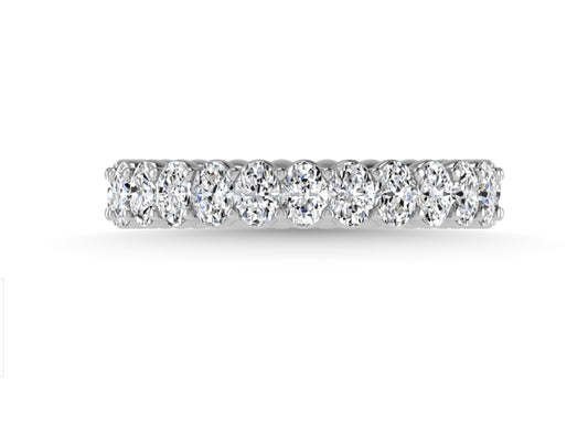 Lab Grown Oval Eternity Band