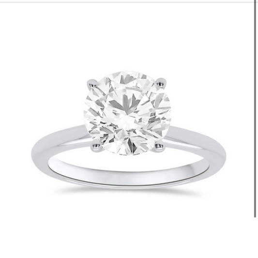 3ct Lab Grown Solitare