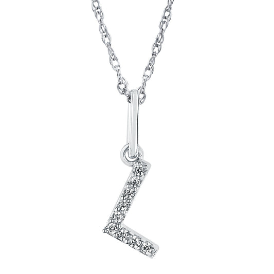 Dainty Diamond Initial
