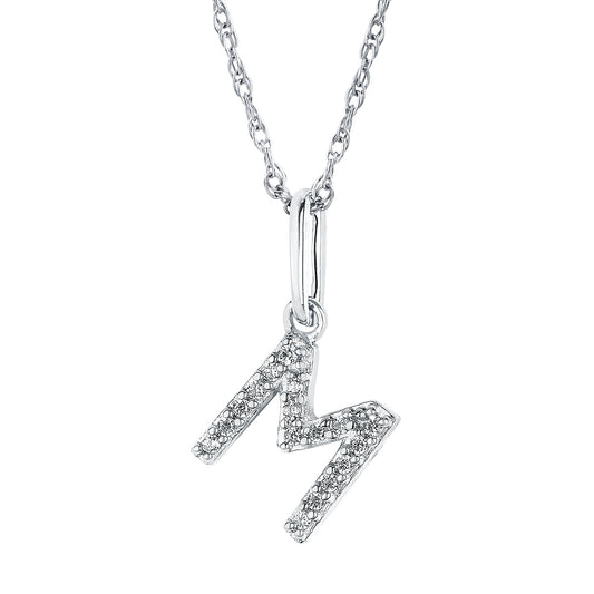 Dainty Diamond Initial