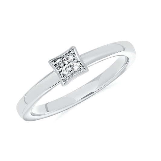 Multi Shape Silver Ring