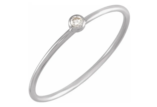 .03ctw Stacking Band