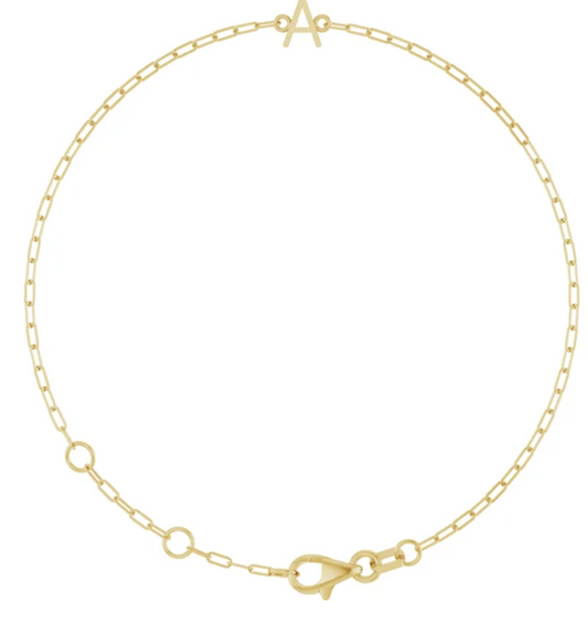 Initial Bracelet