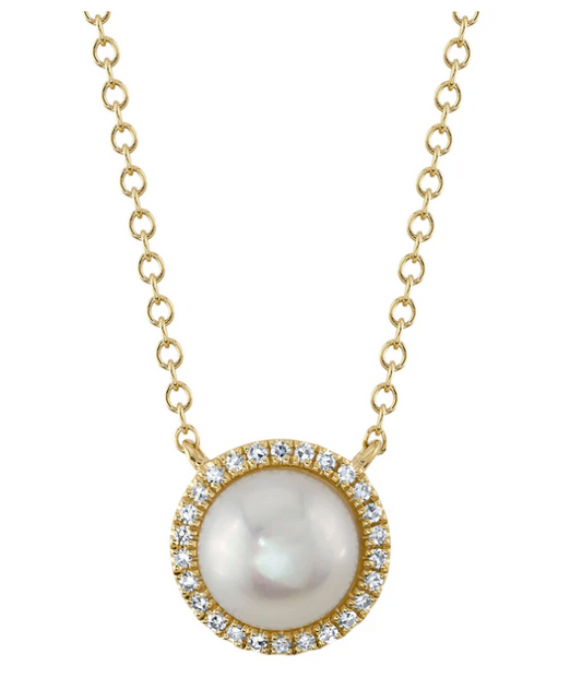Pearl Halo Pendant