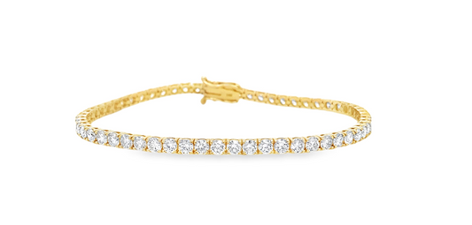 14kt Lab Grown Tennis Bracelet