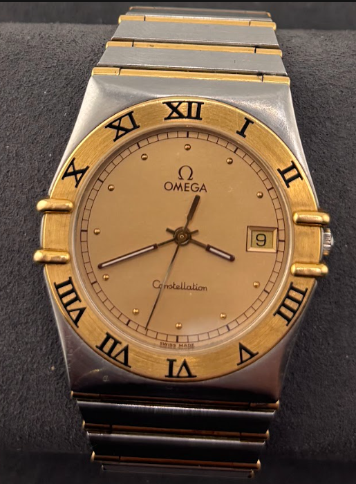 14k/Stainless Omega Constellation