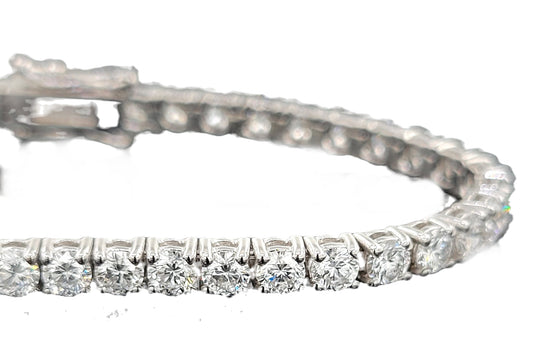 14kt Lab Grown Tennis Bracelet image 0