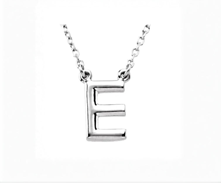 Silver Dainty Initial image 0
