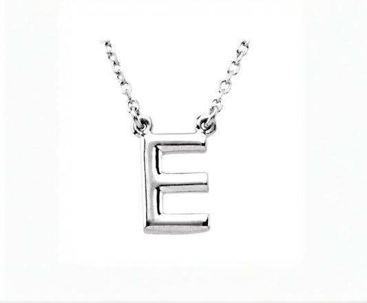 Silver Dainty Initial image 0
