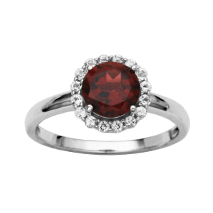 Silver Birthstone Ring image 0