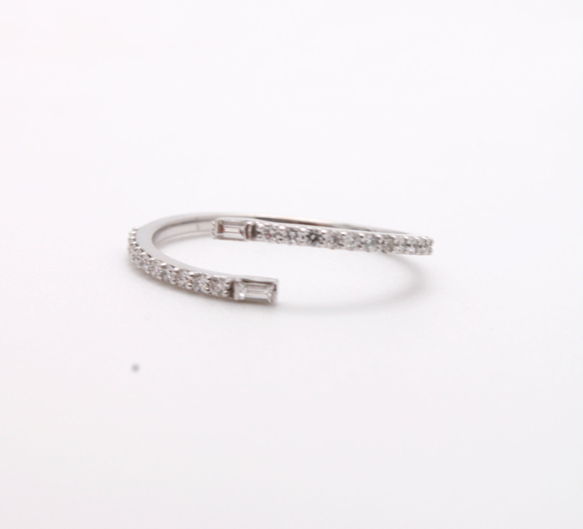 Dainty Bypass Ring image 0