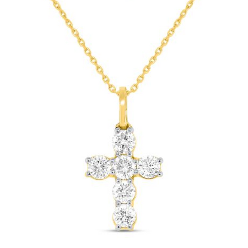 .50ctw Lab grown Cross Pendant
